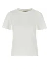 Max Mara White Cotton Gemma T-shirt In White