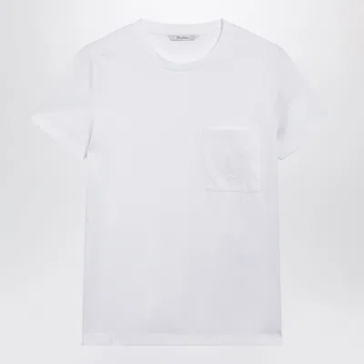 Max Mara White Cotton Jersey T-shirt