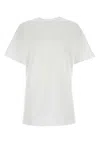 Max Mara Crew Neck Cotton T-shirt By Mango In White