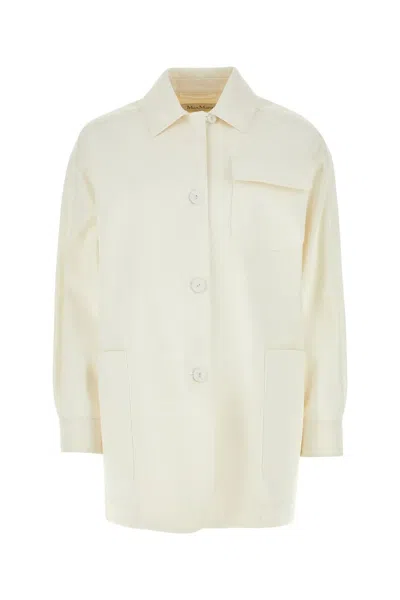Max Mara Giacca Ragtime-40 Nd  Female In Bianco