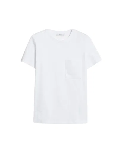 MAX MARA MAX MARA WHITE COTTON PAPAIA T-SHIRT