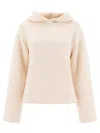 Max Mara White Cotton Polyester Sweatshirt In Neutral