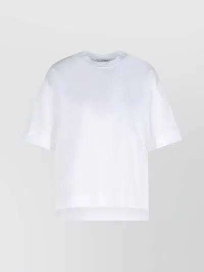 MAX MARA 'WHITE COTTON T-SHIRT SHORT SLEEVES'