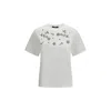 Max Mara White Cotton T-shirt In White