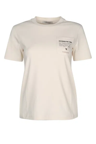 Max Mara White Crewneck Short-sleeved T-shirt