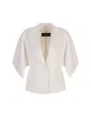 MAX MARA WHITE CURACAO JACKET