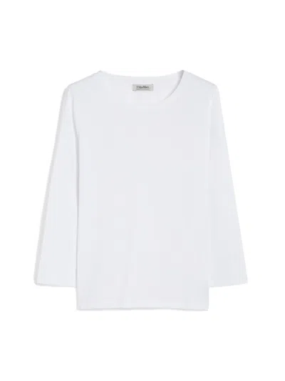 MAX MARA WHITE DURATA T-SHIRT