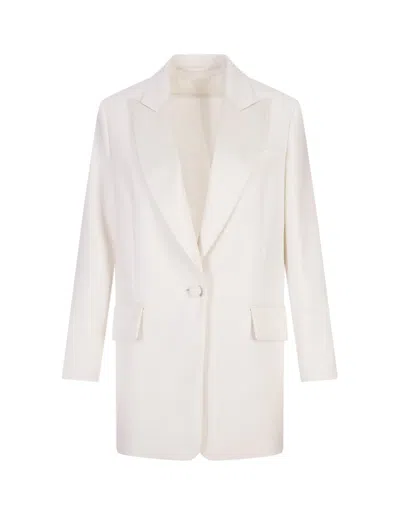 Max Mara White Nerone Jacket