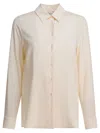 Max Mara White Elastane Shirt In Neutral