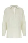 Max Mara Shirts In Off White