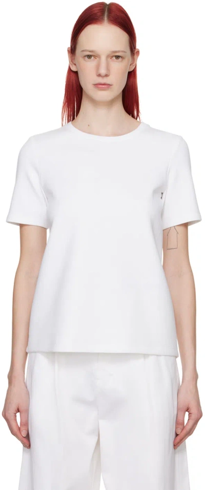 Max Mara White Fianco T-shirt In 1 Optical White