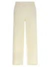 Max Mara White Filovia Pants In Neutral
