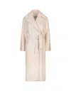 MAX MARA WHITE FRAGORE COAT