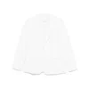 Max Mara Tailored Jacket With Notched Lapels And Rear Vents In White