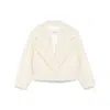 Max Mara Wool Short Coat In Neutral
