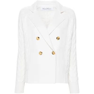 MAX MARA WHITE JACKETS