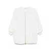 Max Mara Ivory Wool Blend Cirino Jacket In White