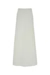 Max Mara Off-white Clavier Maxi Skirt In White
