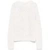 Max Mara Onde Sweater In White