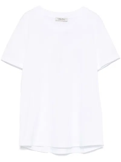 Max Mara White Logo Cotton T-shirt
