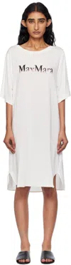 Max Mara White Luna Minidress In White