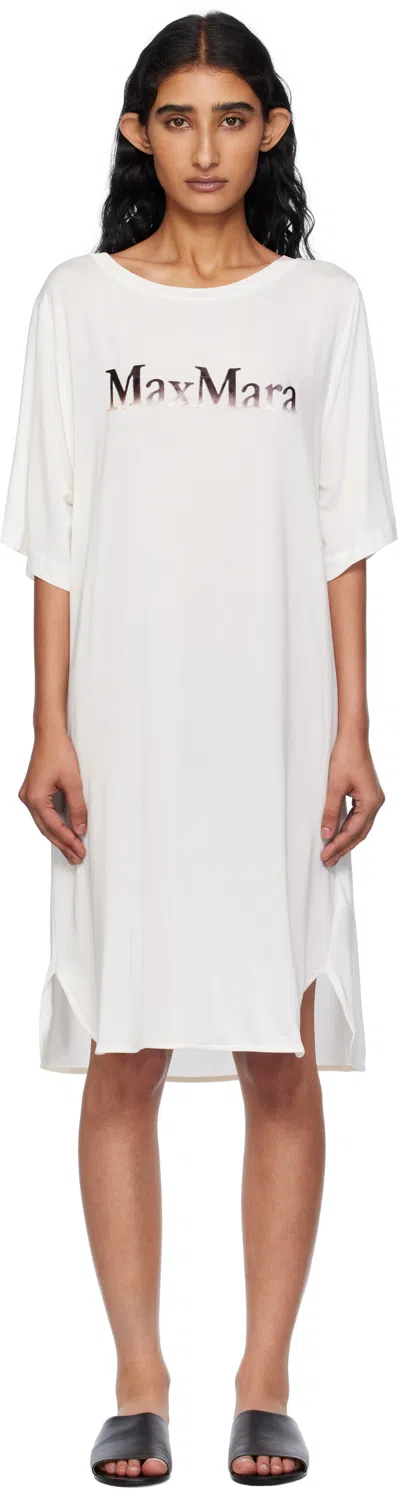 Max Mara White Luna Minidress