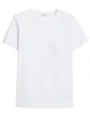 Max Mara M Monogram Cotton Jersey T-shirt Clothing In White