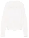 Max Mara Wool And Cashmere Crewneck Jumper In White