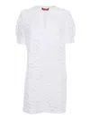 Max Mara White Mirca Dress In White