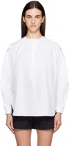 Max Mara White Olinto Blouse In White