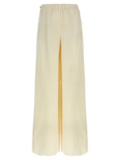 MAX MARA WHITE ONORE PANTS