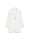 Max Mara Orlaya Oversized Wool Blend Blazer In White
