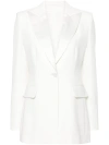 Max Mara Plinio Single-breasted Blazer In White