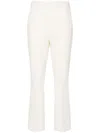 Max Mara Pleated Casual Pants In White