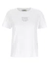 Max Mara Quieto T-shirt White In White