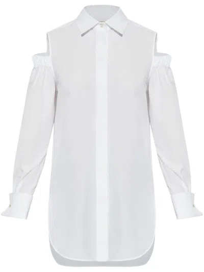 MAX MARA WOMEN WHITE RAGI SHIRT, S LUXURY SHIRTS FOR WOMEN DARVEYS