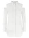 Max Mara Cut-out Shirt In White