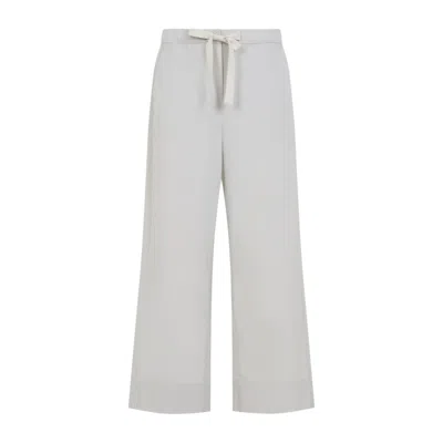 Max Mara White Relaxed Drawstring Pant