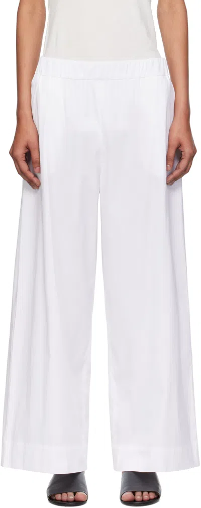 Max Mara White Rio Trousers