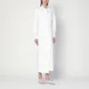 Max Mara Wrap Design Dress Buttoned Cuffs In White