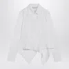 Max Mara White Shirt In Cotton Poplin In White