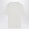 Max Mara White And Crew-neck T-shirt In Cream