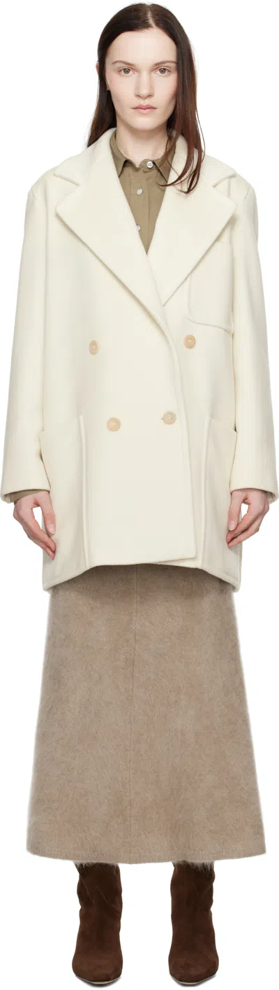 Max Mara White Starna Blazer In 021 White