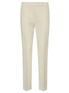 Max Mara Belt-loop Casual Pants In White