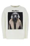 Max Mara Long-sleeved Sweater In Panna