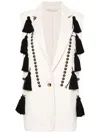 Max Mara Waistcoat With Tassel Embellishments And Notched Lapel