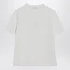 Max Mara White T-shirt In Viscose Crêpe In White