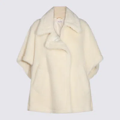 MAX MARA WHITE TEBE 1 CAPES