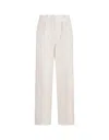 MAX MARA WHITE VERBANO TROUSERS