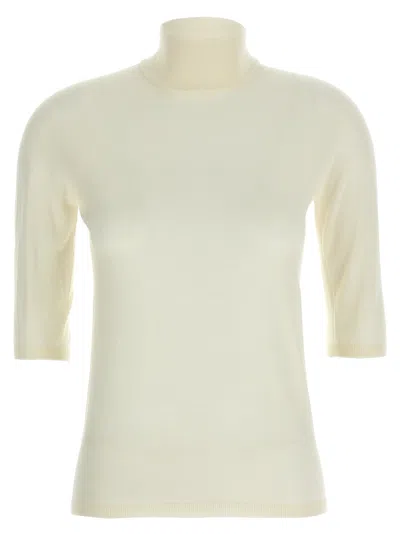 Max Mara White Virgin Wool Women's Cardigan